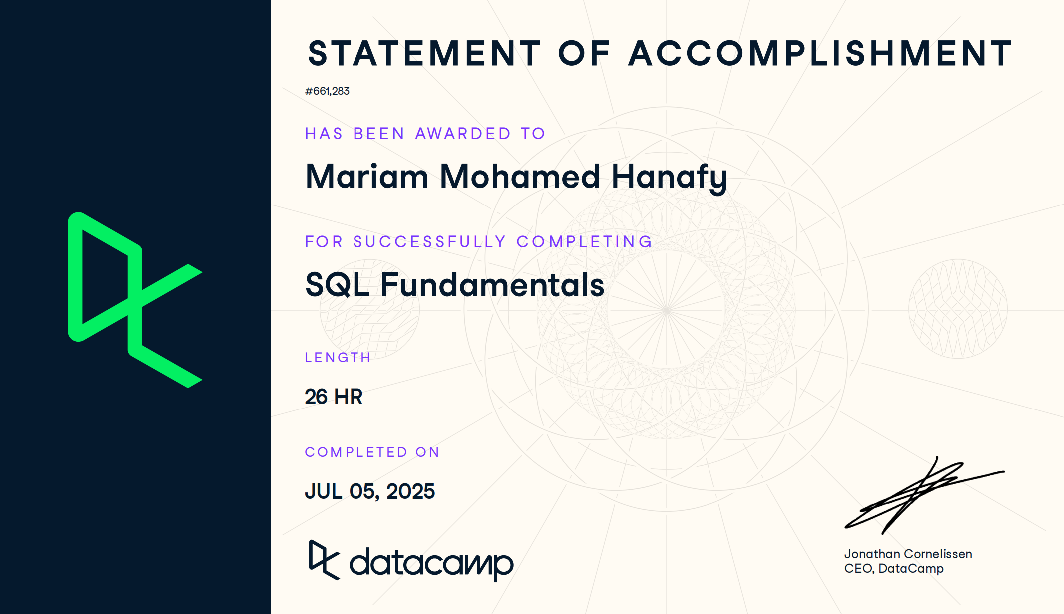 Certificate Thumbnail